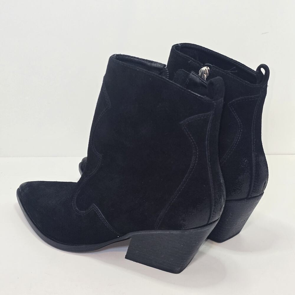 Golo Women's Lasso Ankle Boots Size 9 Western Pointed Toe Block Heal Suede - Picture 11 of 14